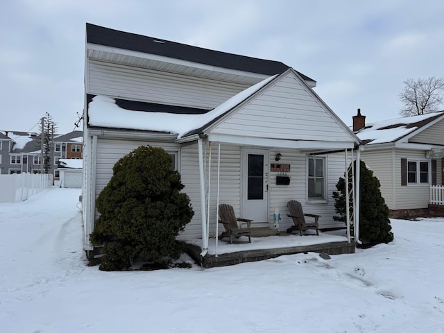 bungalow with a porch