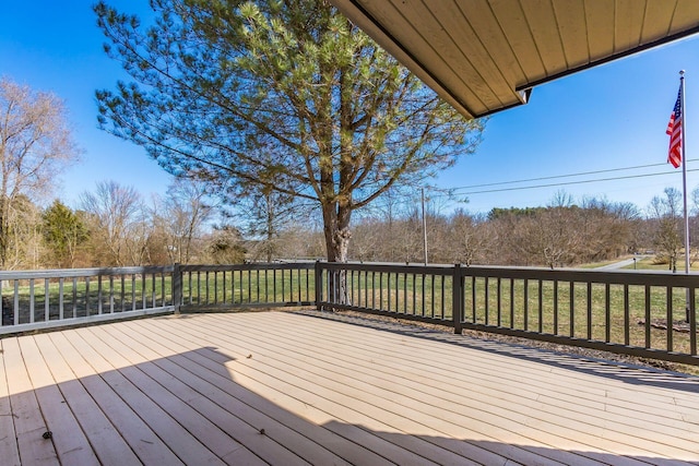view of deck