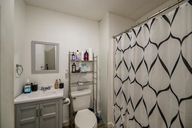 22 Fairlawn Ave, Glouster, OH 45732 - bathroom with vanity and a shower with shower curtain