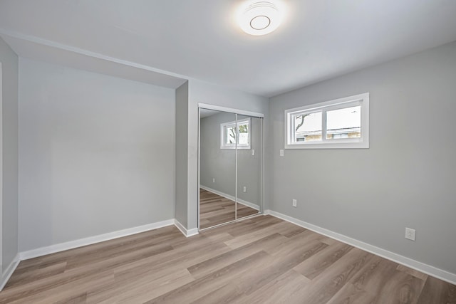 interior space featuring light hardwood / wood-style flooring