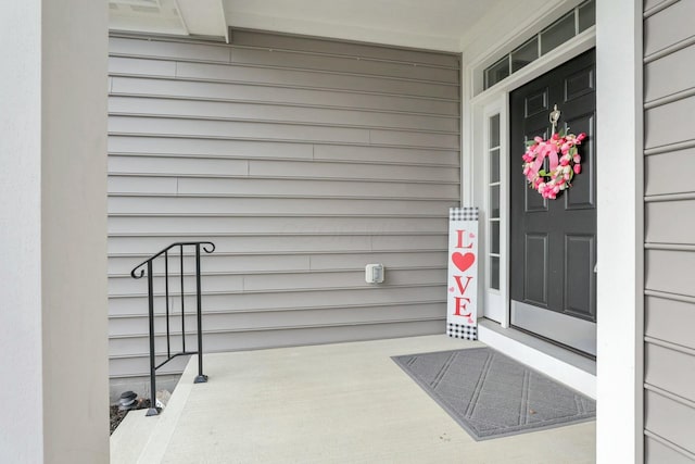 view of entrance to property