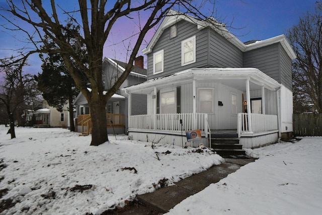 view of front of home