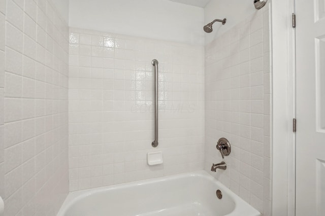 bathroom featuring shower / bath combination