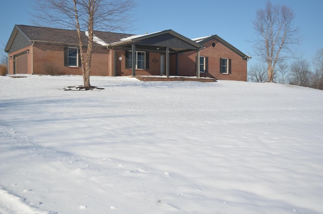 view of ranch-style home