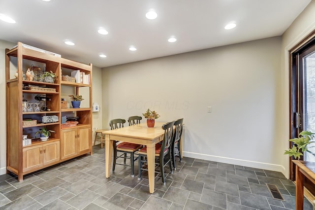 view of dining room