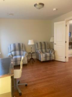 5735 Newbank Cir Unit 208, Dublin, OH 43017 - office with dark hardwood / wood-style floors