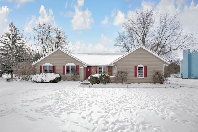 view of ranch-style home