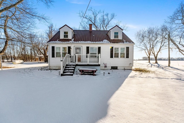 view of cape cod-style house