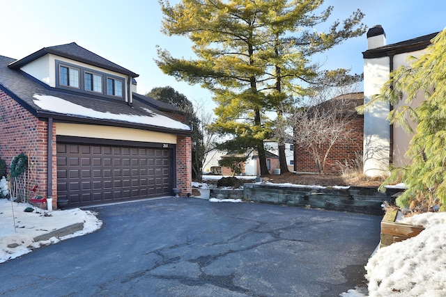 view of home's exterior featuring a garage