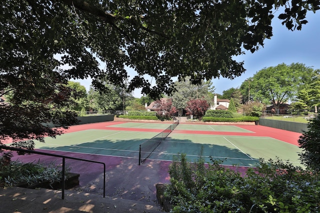 view of sport court