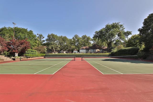 view of sport court featuring basketball court