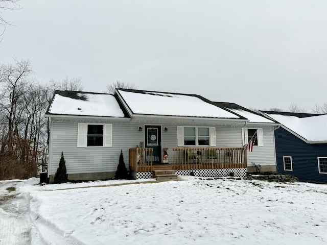 view of front of home