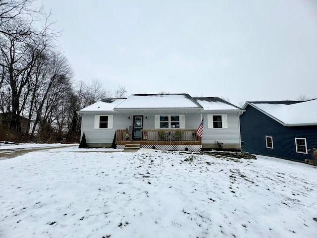 view of front of property