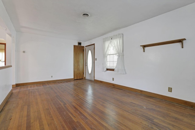 10 Main St, Orient, OH 43146 - empty room with wood finished floors and baseboards