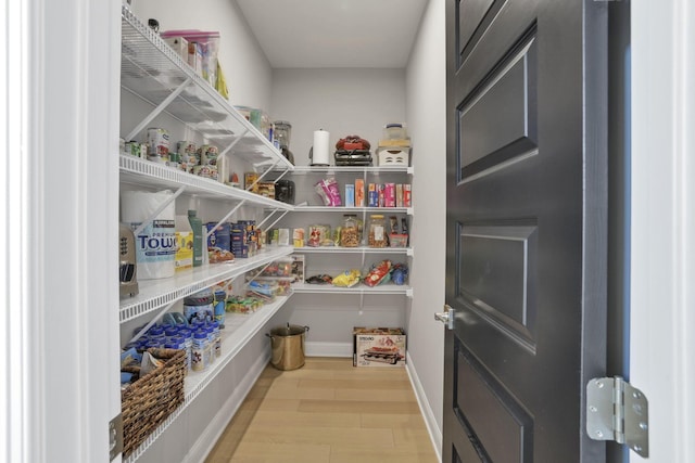 view of pantry