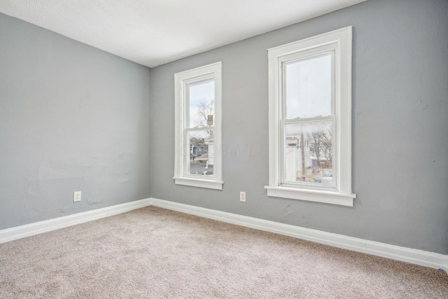 empty room featuring carpet