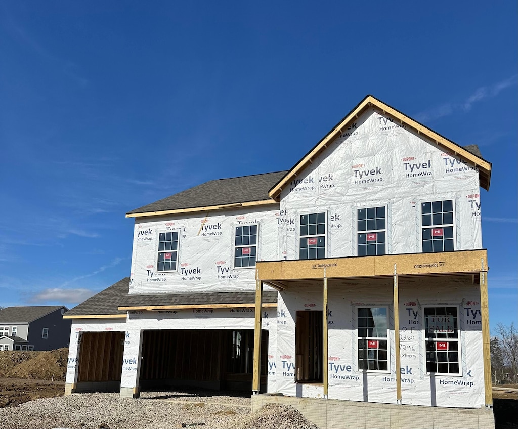 view of property in mid-construction