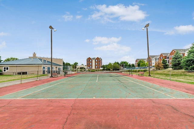 view of sport court