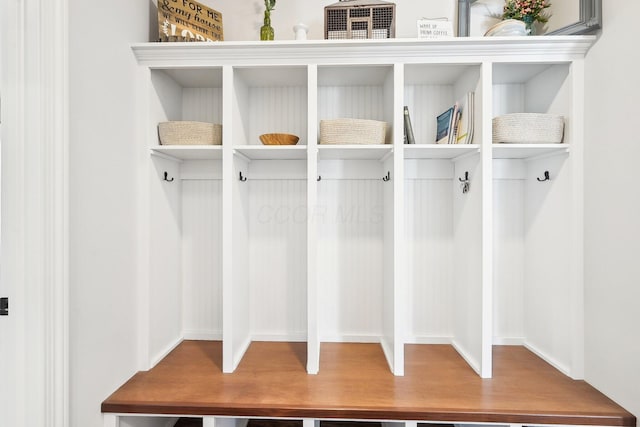 view of mudroom