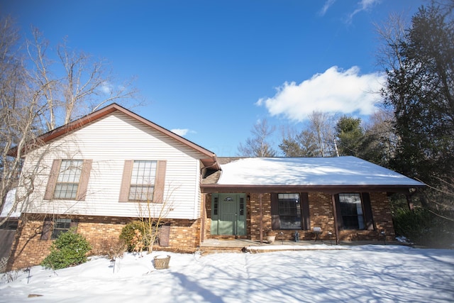 view of front of home