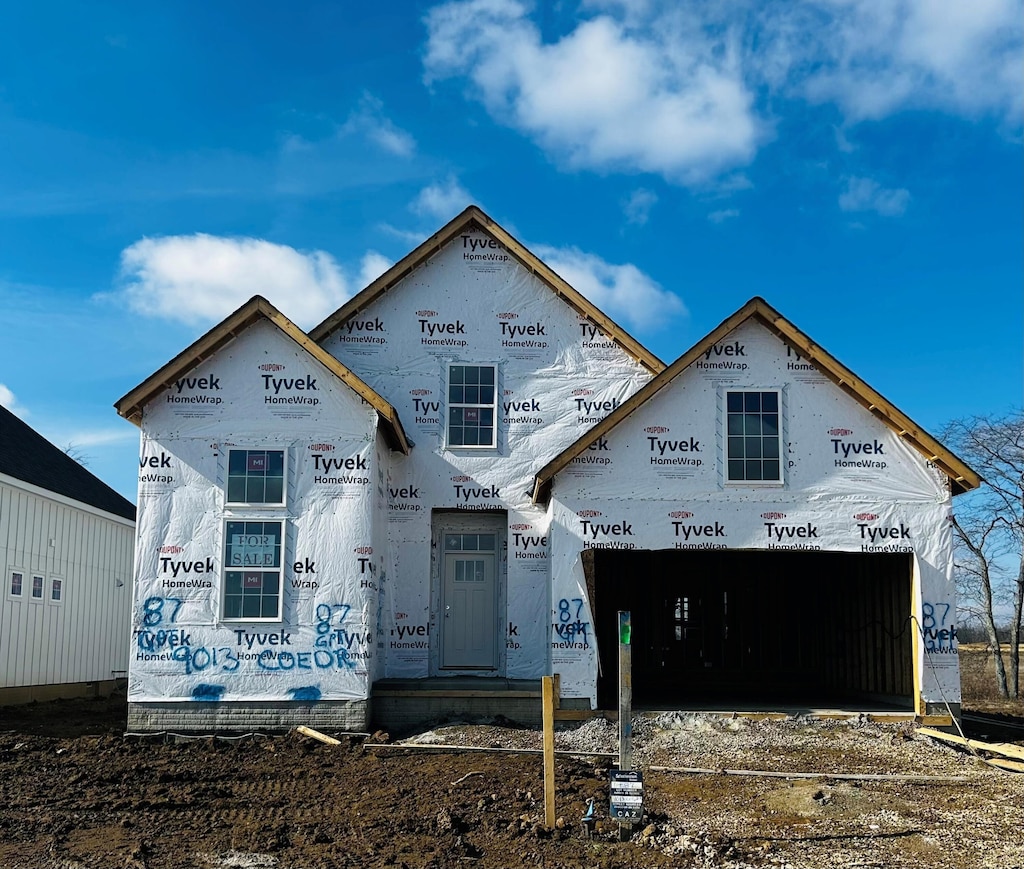 view of property under construction