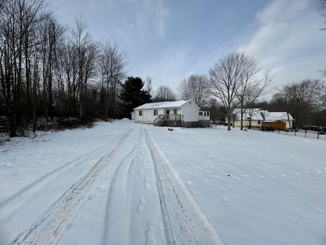 view of road