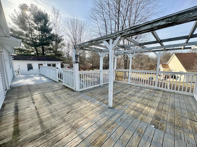 view of deck