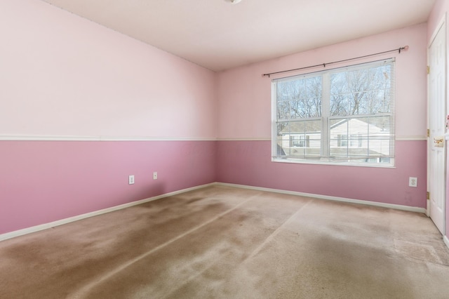 empty room with light carpet