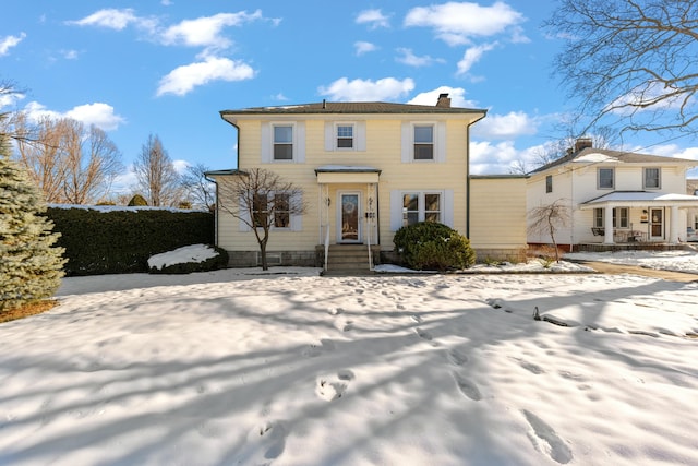 view of front of property