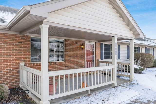 view of front facade with covered porch