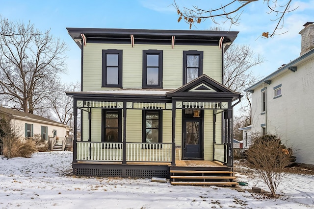 view of front facade with a porch