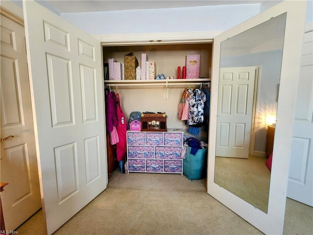 view of closet