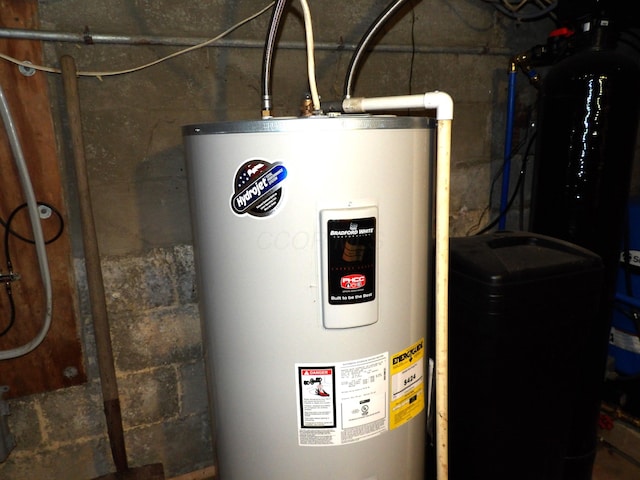 utilities featuring electric water heater