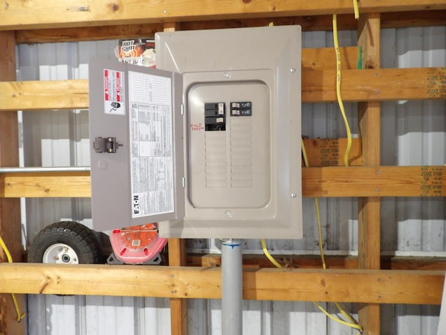 utility room featuring electric panel