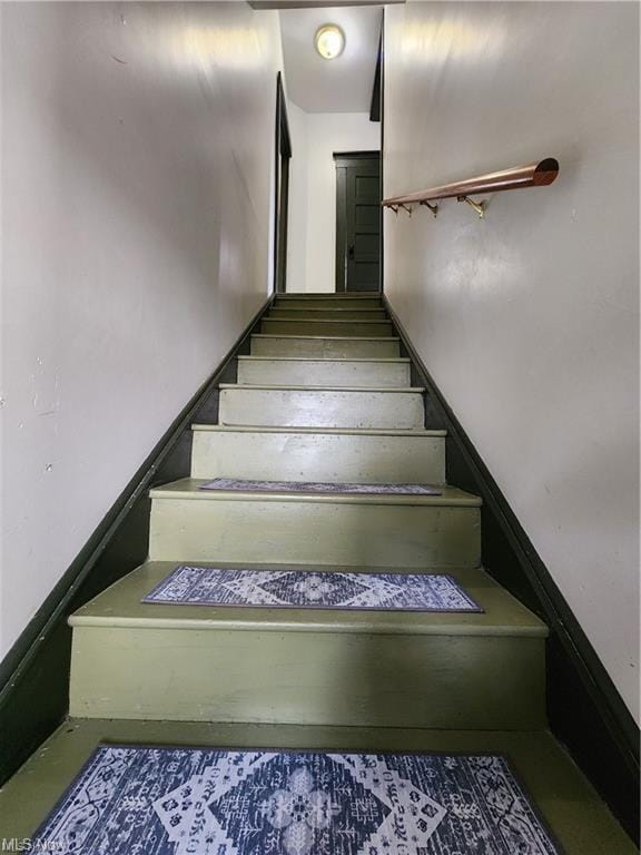 view of stairs