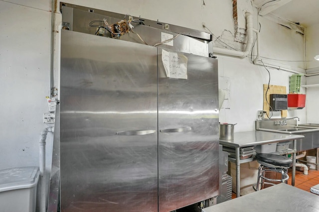 utility room featuring sink