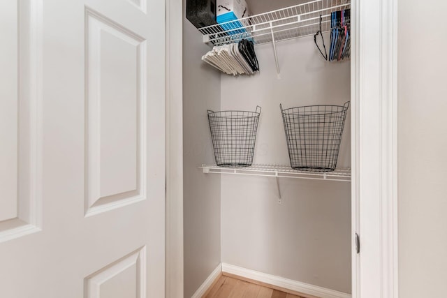 view of closet