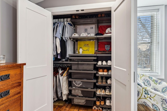 view of closet