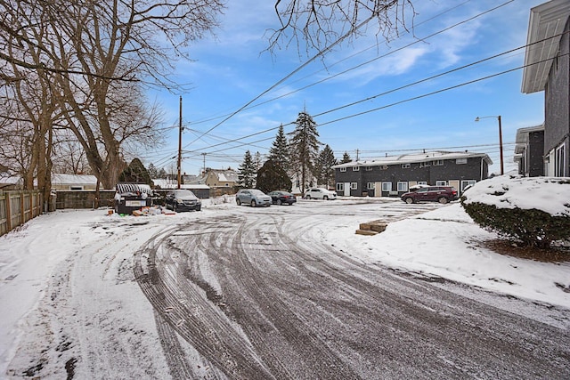 view of street