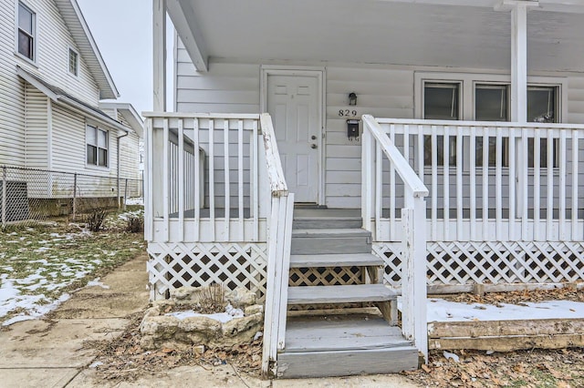 view of property entrance