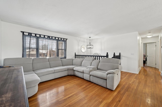 living room featuring light hardwood / wood-style flooring