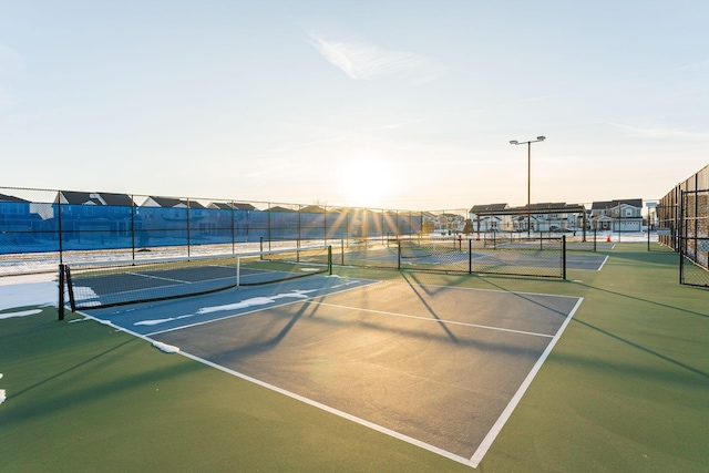 view of sport court