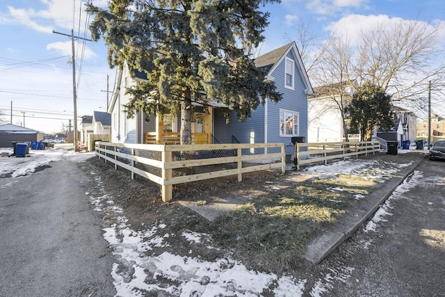 view of front of home