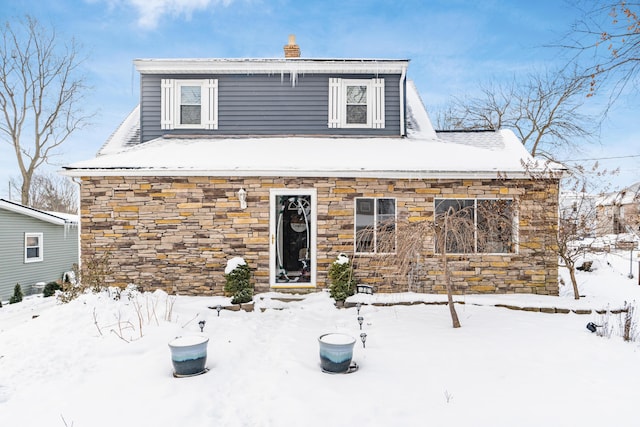 view of front of home