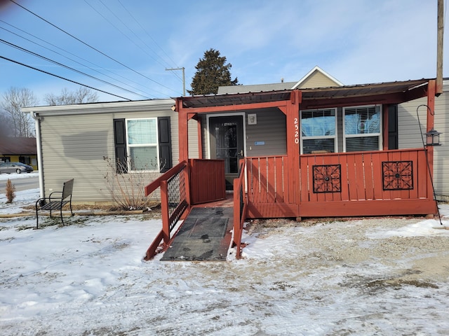 view of front of house