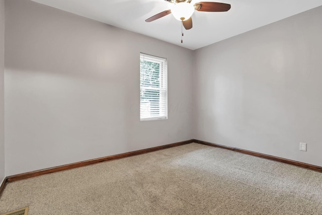 1973 Dartmouth Ave, Columbus, OH 43219 - carpeted spare room featuring baseboards and ceiling fan