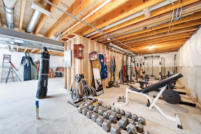 view of exercise room