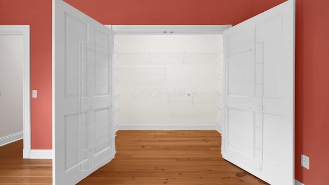 1859 Hardscrabble Rd, Alexandria, OH 43001 - hallway featuring baseboards and wood finished floors