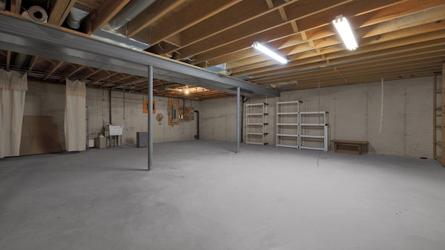 1859 Hardscrabble Rd, Alexandria, OH 43001 - unfinished basement with a sink