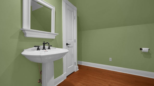 1859 Hardscrabble Rd, Alexandria, OH 43001 - bathroom with wood finished floors and baseboards